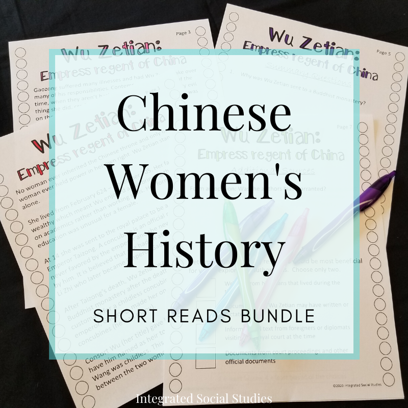 Chinese Women’s History Short Reads