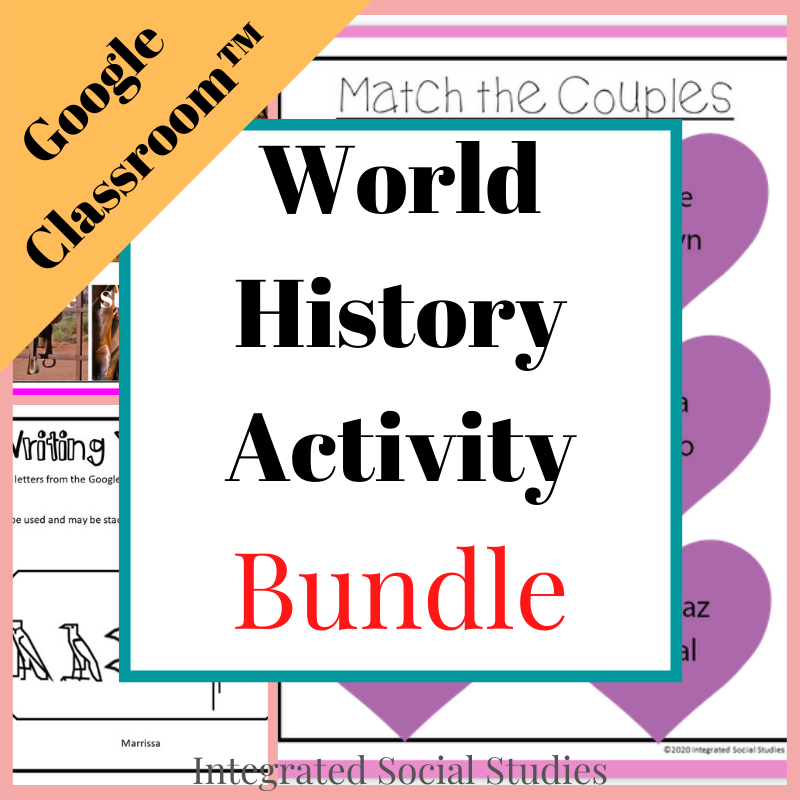 World History Activities: A TpT Bundle
