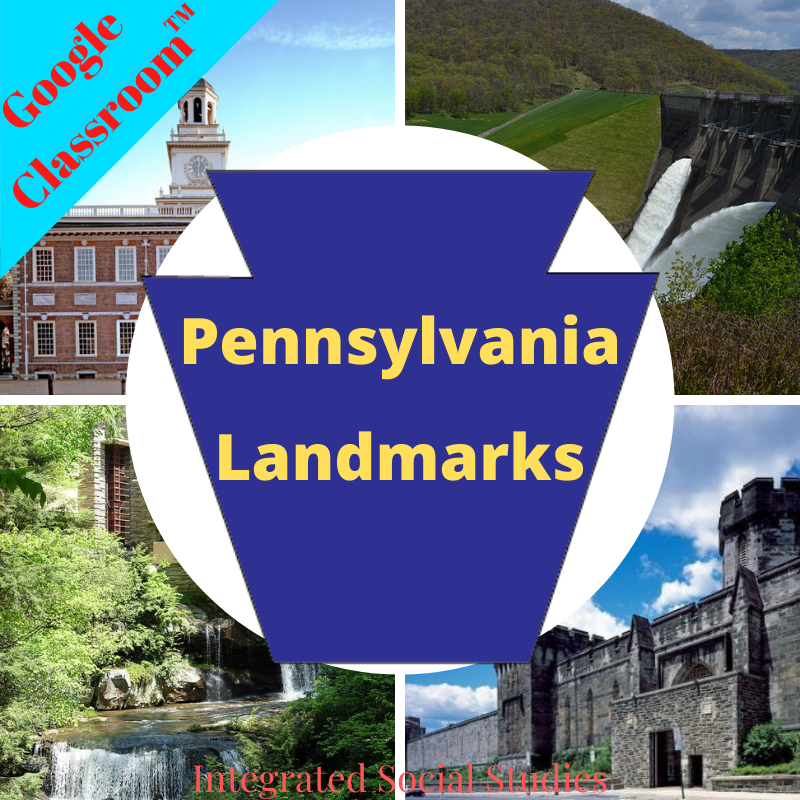 Pennsylvania Landmarks for Google Classroom™